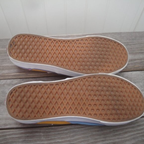 Vans Men's Shoes ERA CANVAS 'COLOR BLOCK Blue Pink and Orange 10.5 - Picture 6 of 7